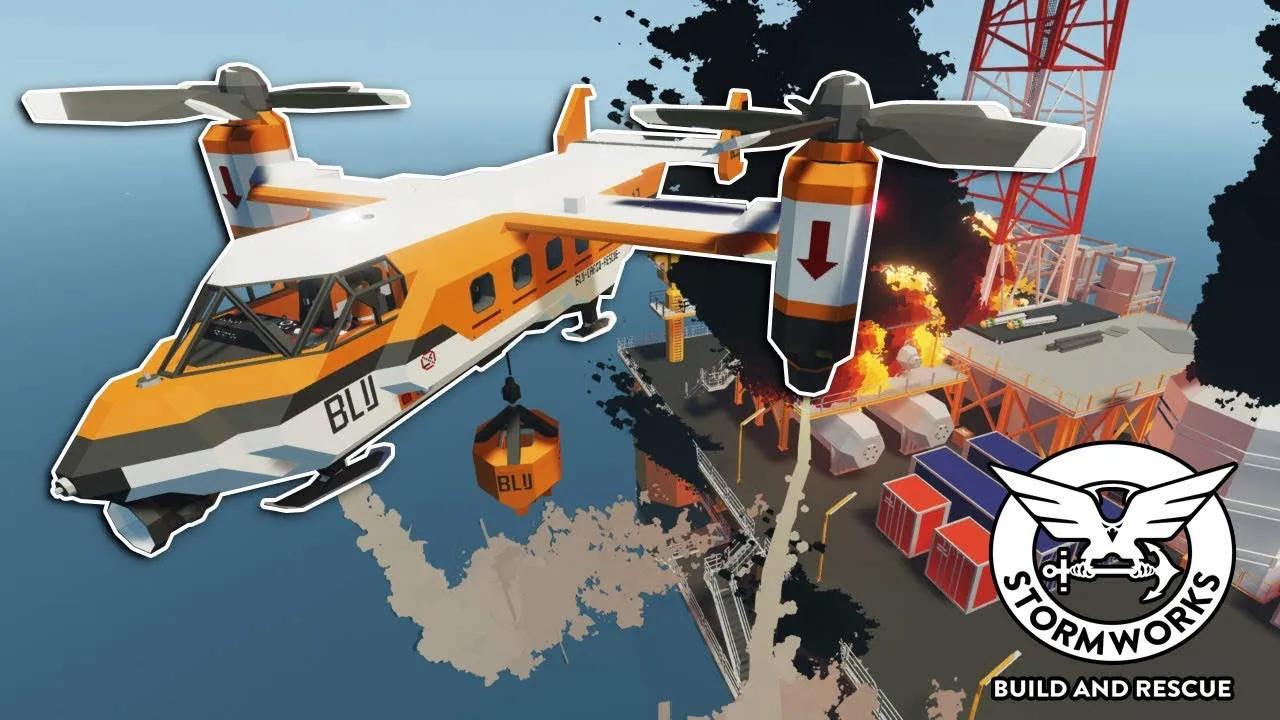 Stormworks: Build and Rescue Gameplay Screenshot