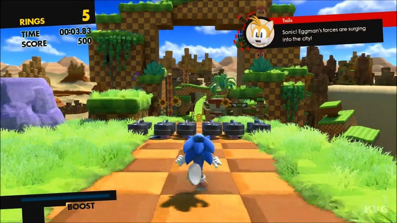 Sonic Forces Gameplay Screenshot