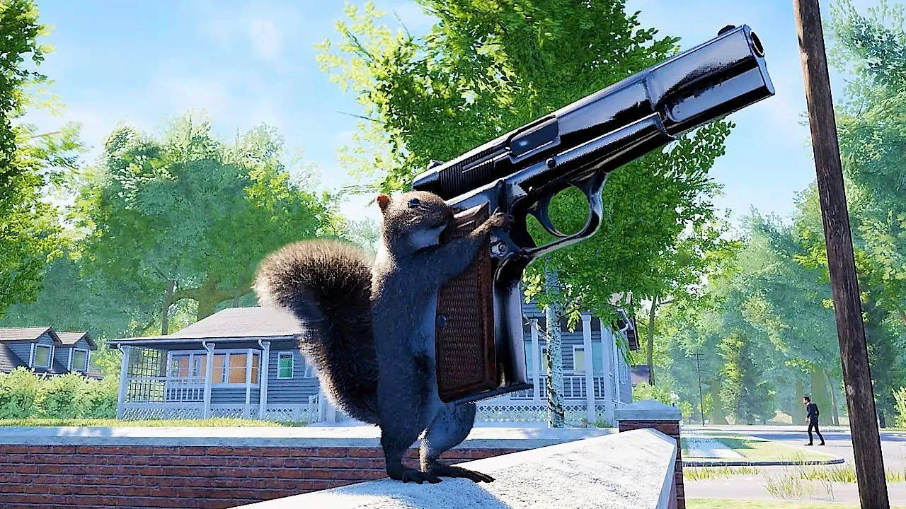 Squirrel with a Gun Gameplay Screenshot