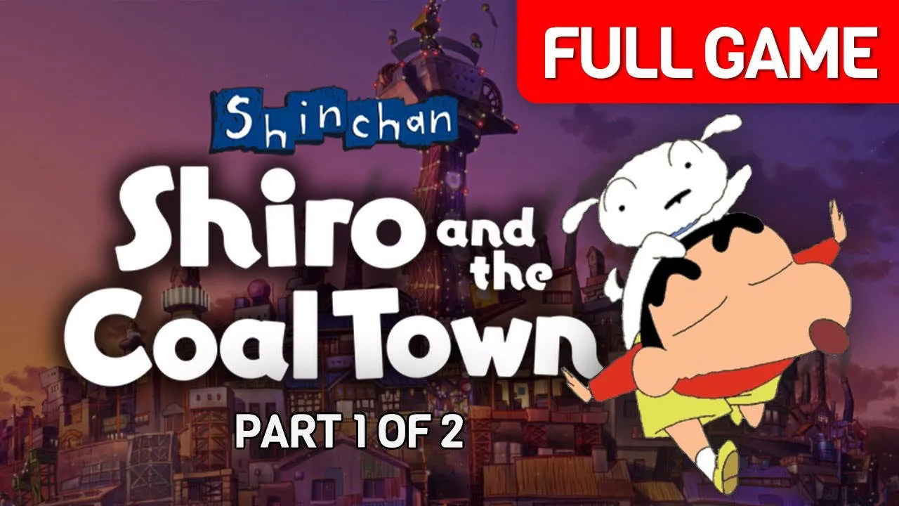 Shin chan: Shiro and the Coal Town Gameplay Screenshot