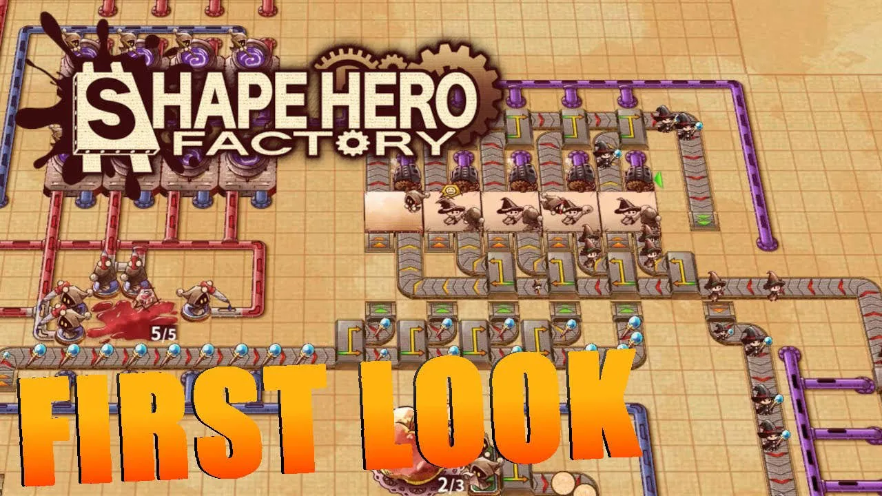 ShapeHero Factory Gameplay Screenshot
