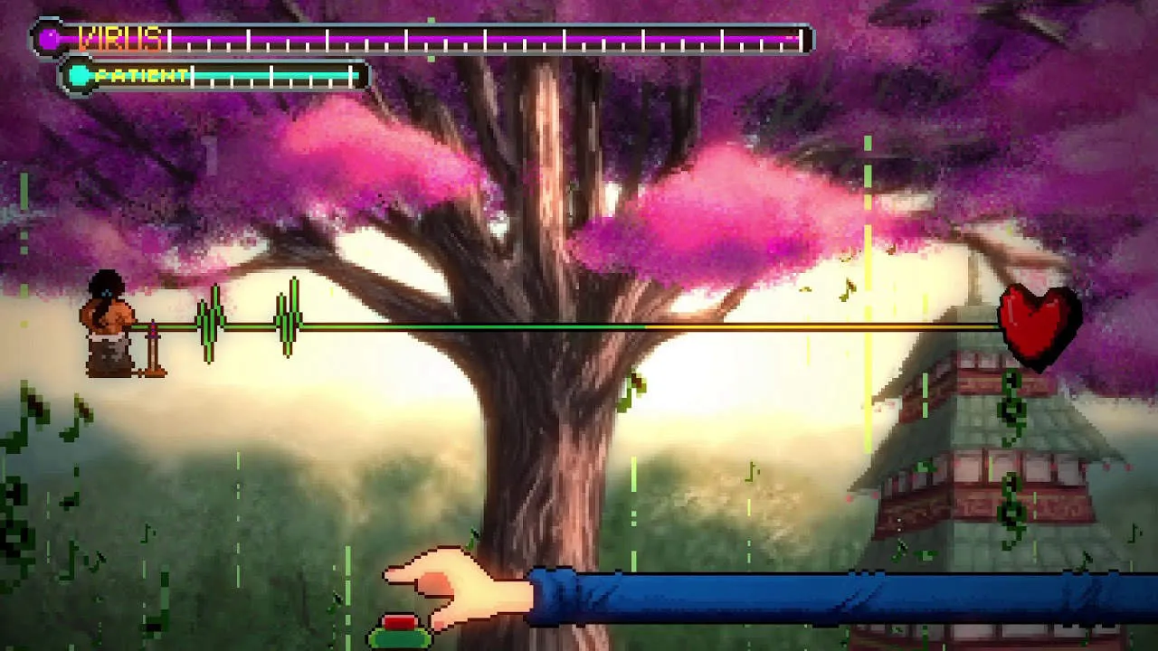 Rhythm Doctor Gameplay Screenshot