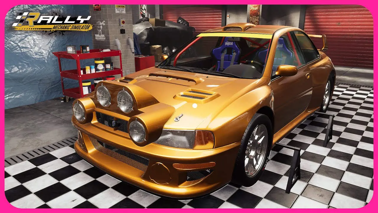 Rally Mechanic Simulator Gameplay Screenshot