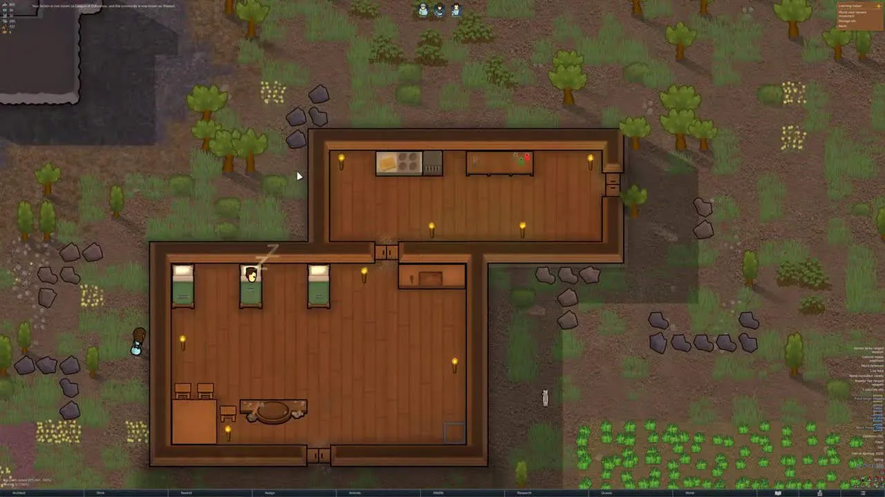 RimWorld Gameplay Screenshot