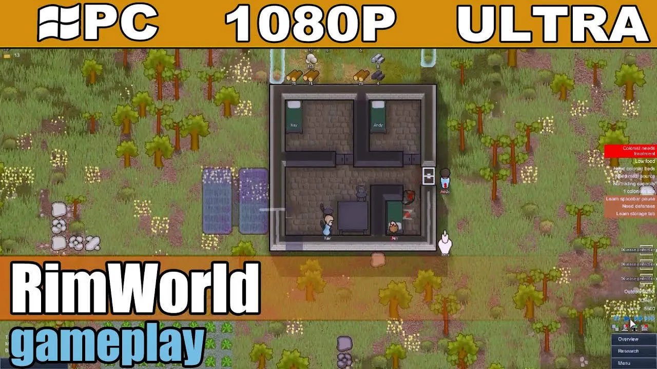 RimWorld Gameplay Screenshot