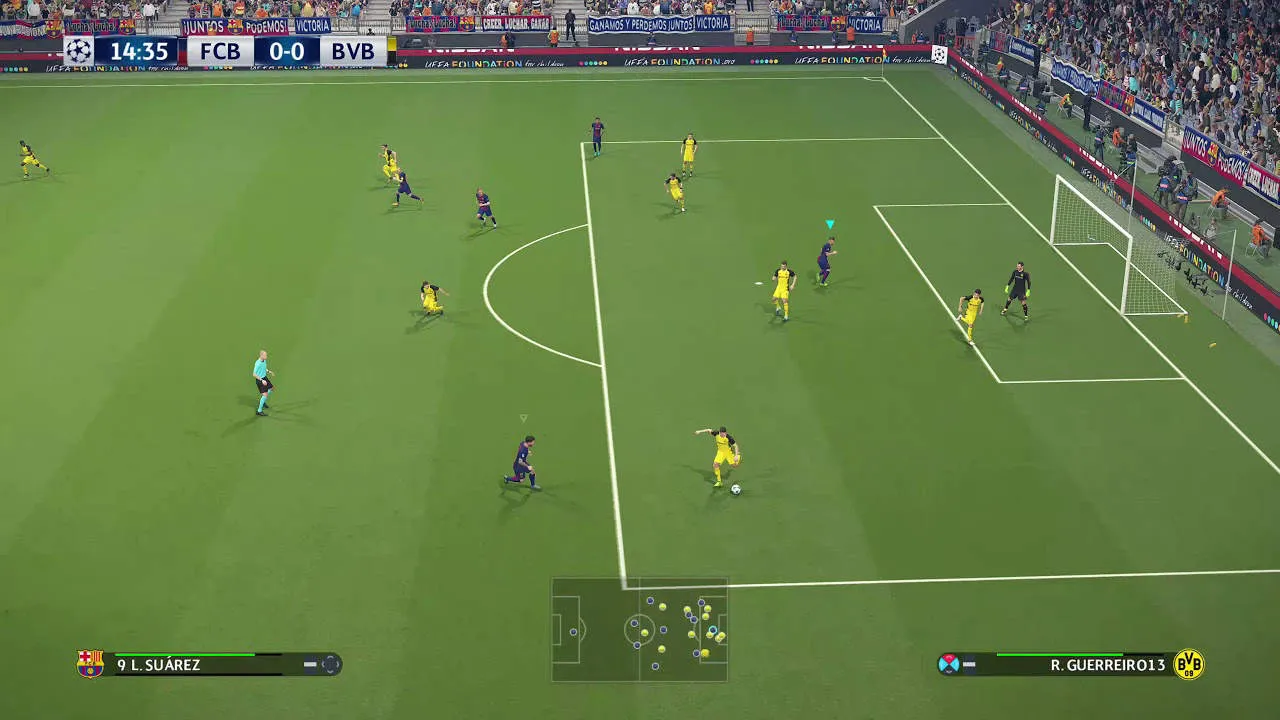 PRO EVOLUTION SOCCER 2018 Gameplay Screenshot