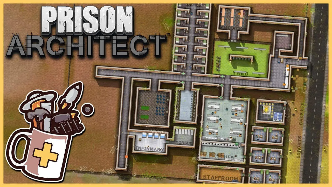 Prison Architect Gameplay Screenshot