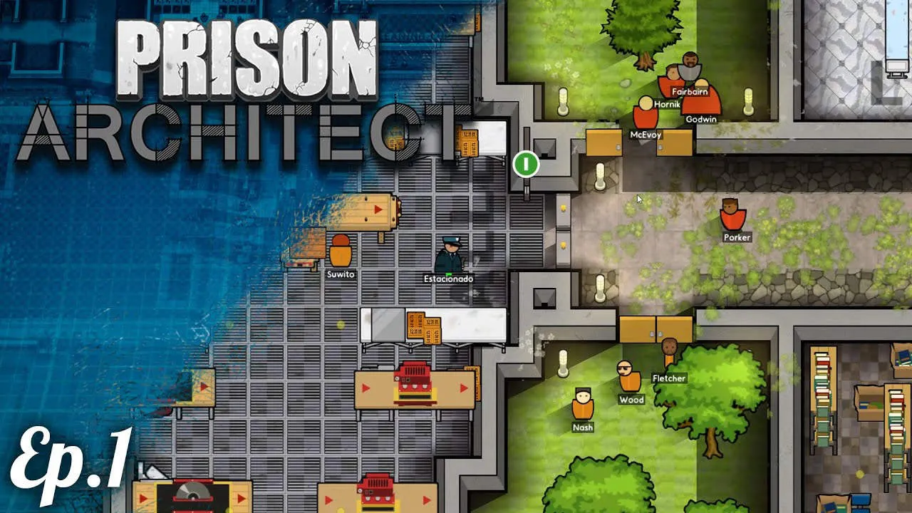 Prison Architect Gameplay Screenshot