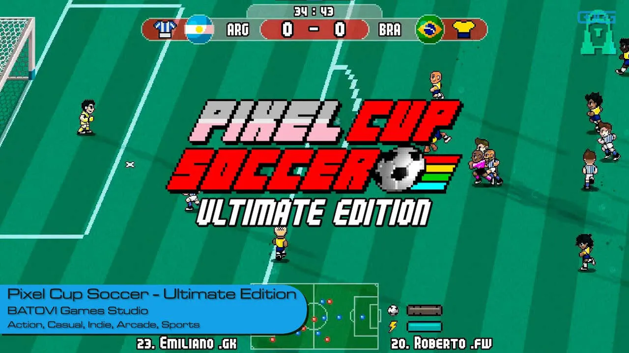 Pixel Cup Soccer – Ultimate Edition Gameplay Screenshot