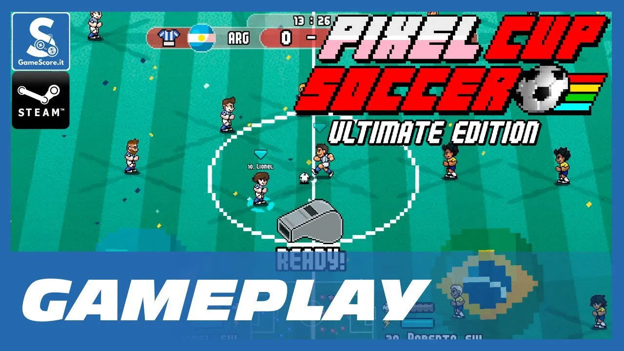 Pixel Cup Soccer – Ultimate Edition Gameplay Screenshot