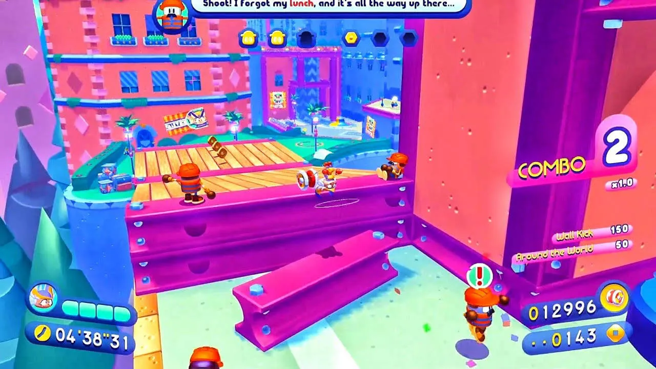 Penny’s Big Breakaway Gameplay Screenshot