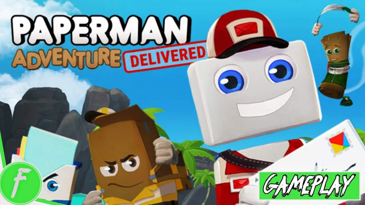 Paperman: Adventure Delivered Gameplay Screenshot
