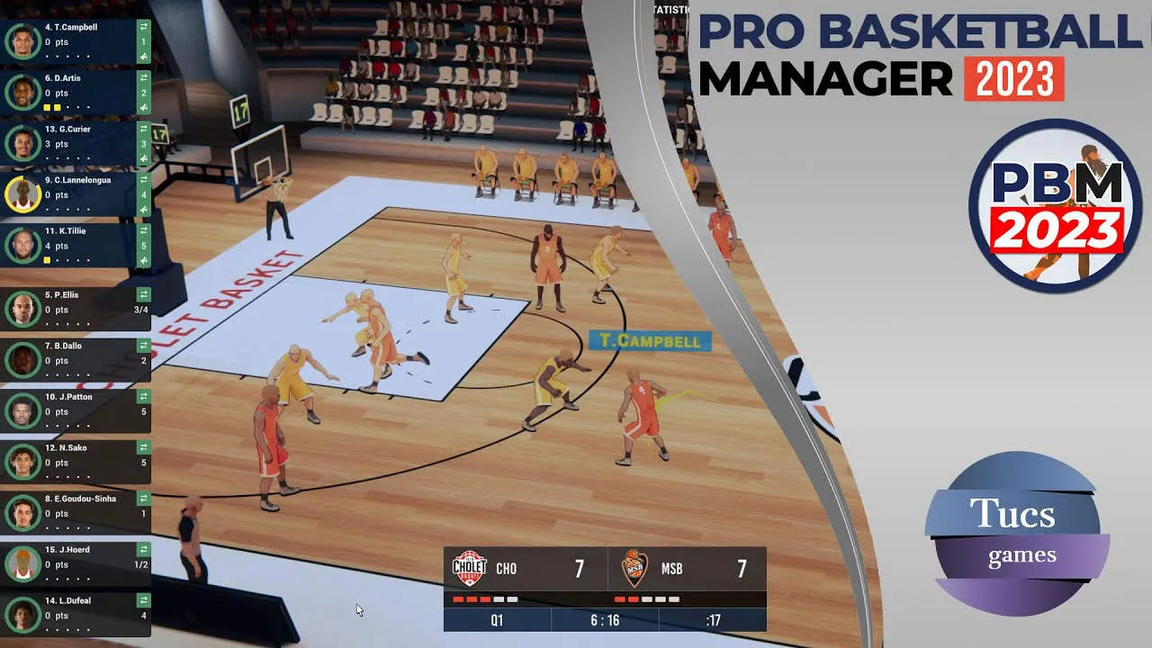 Pro Basketball Manager 2023 Gameplay Screenshot