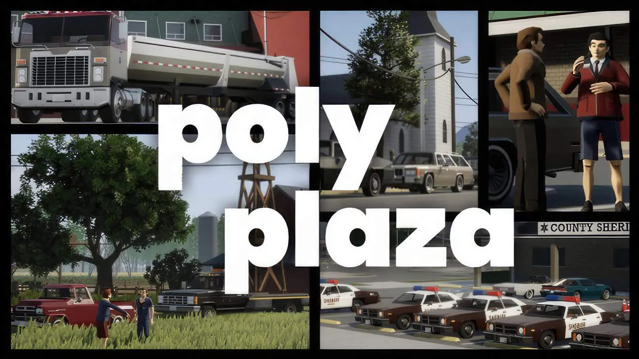 Poly Plaza ULTIMATE Gameplay Screenshot