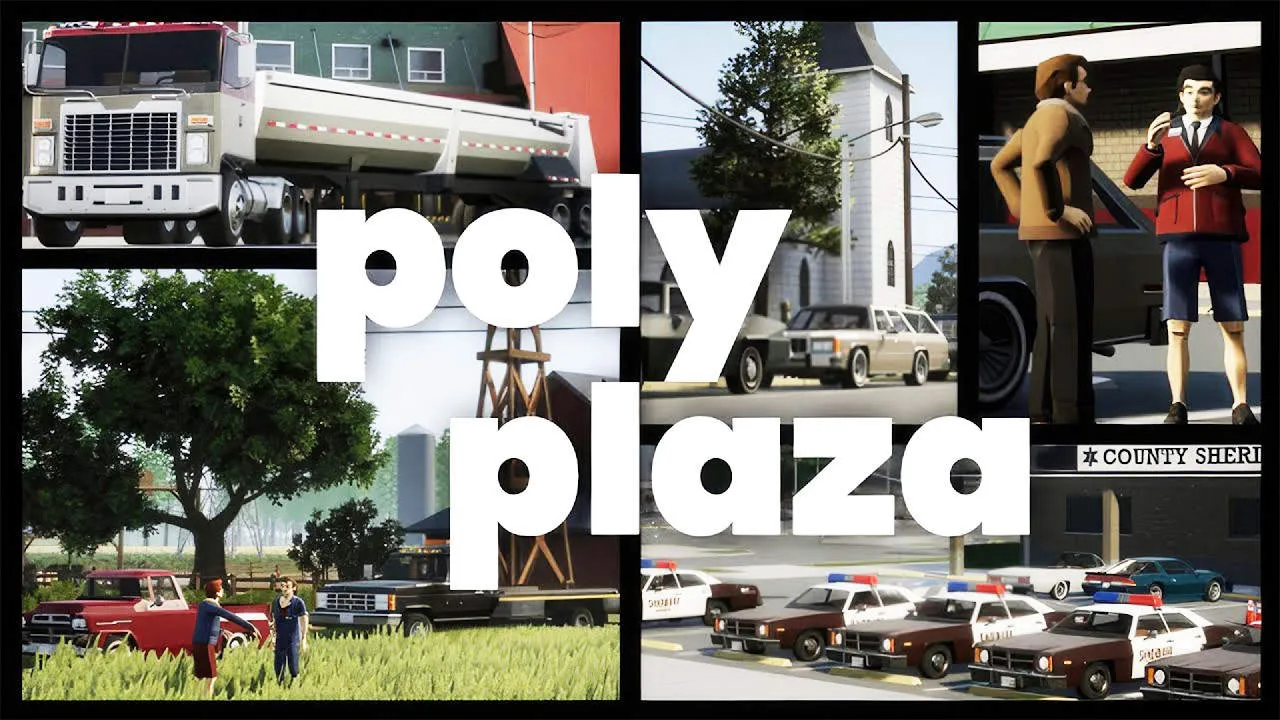 Poly Plaza ULTIMATE Gameplay Screenshot
