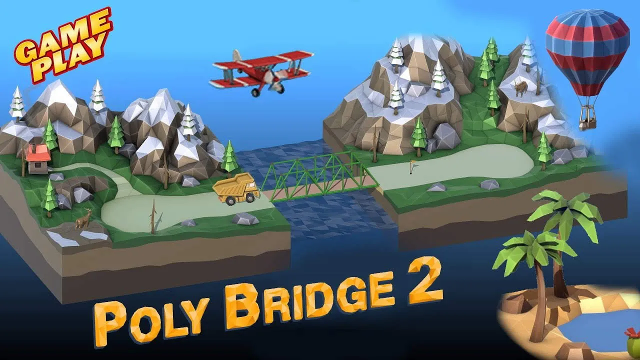 Poly Bridge 2 Gameplay Screenshot