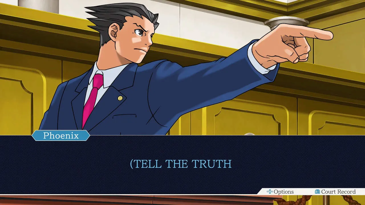 Phoenix Wright: Ace Attorney Trilogy Gameplay Screenshot