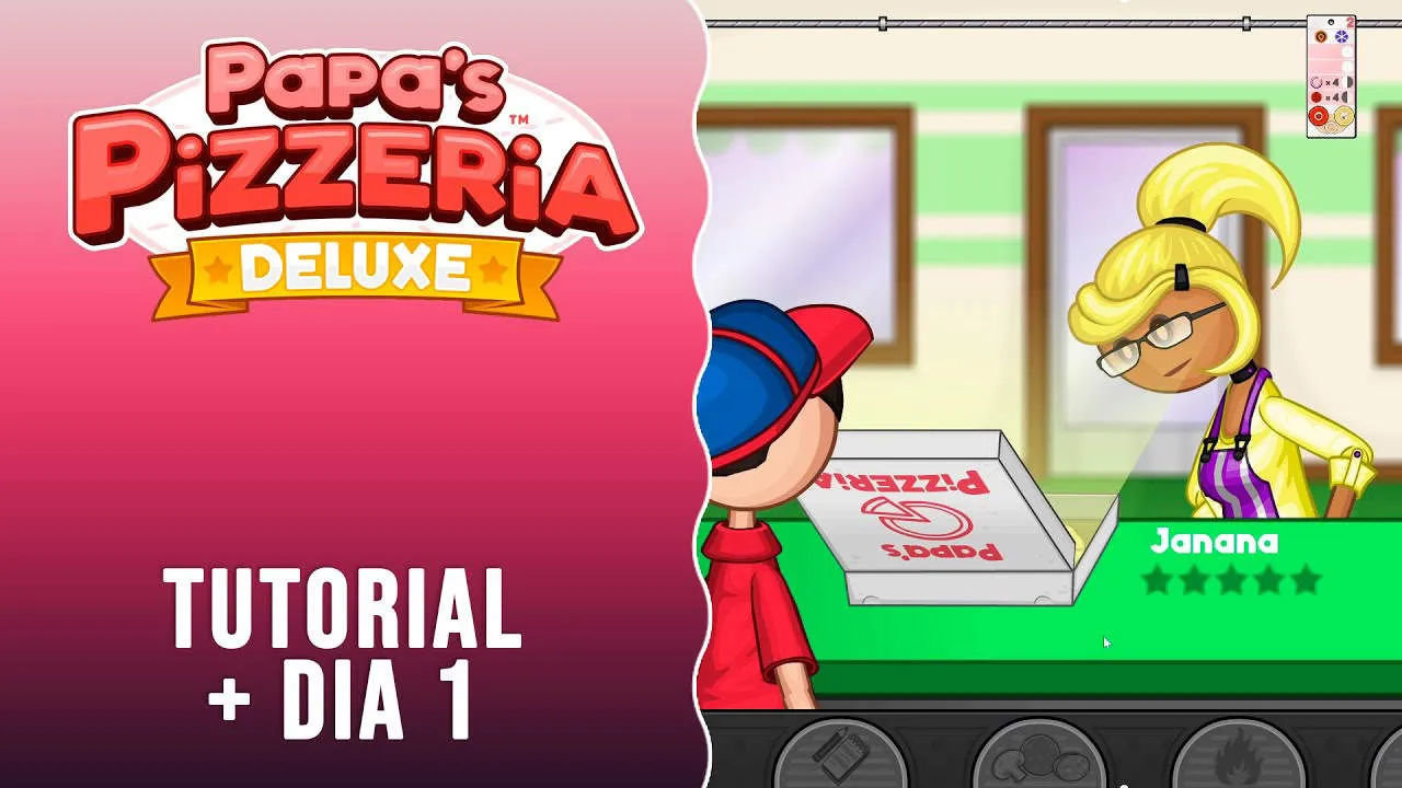 Papa’s Pizzeria Deluxe Gameplay Screenshot