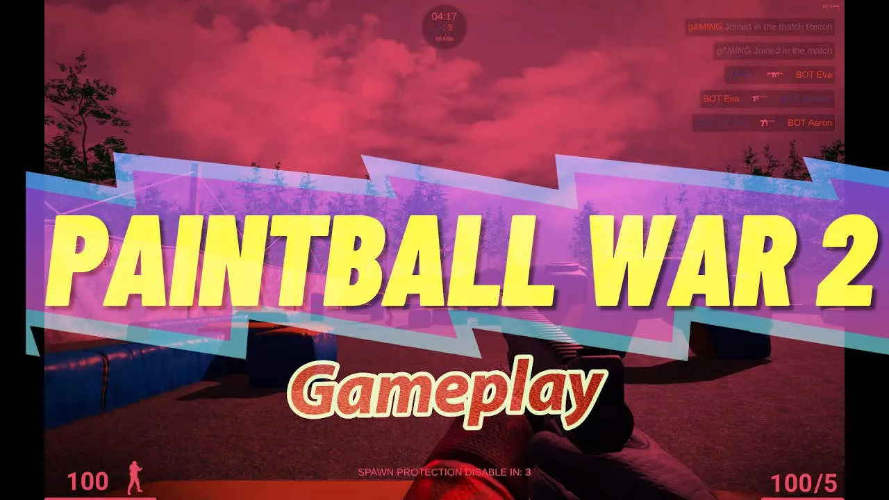 PaintBall War 2 Gameplay Screenshot