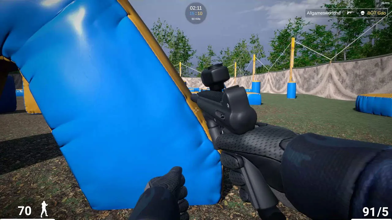 PaintBall War 2 Gameplay Screenshot