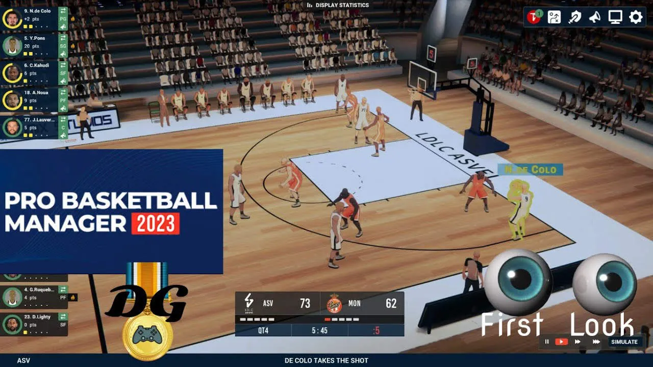 Pro Basketball Manager 2022 Gameplay Screenshot