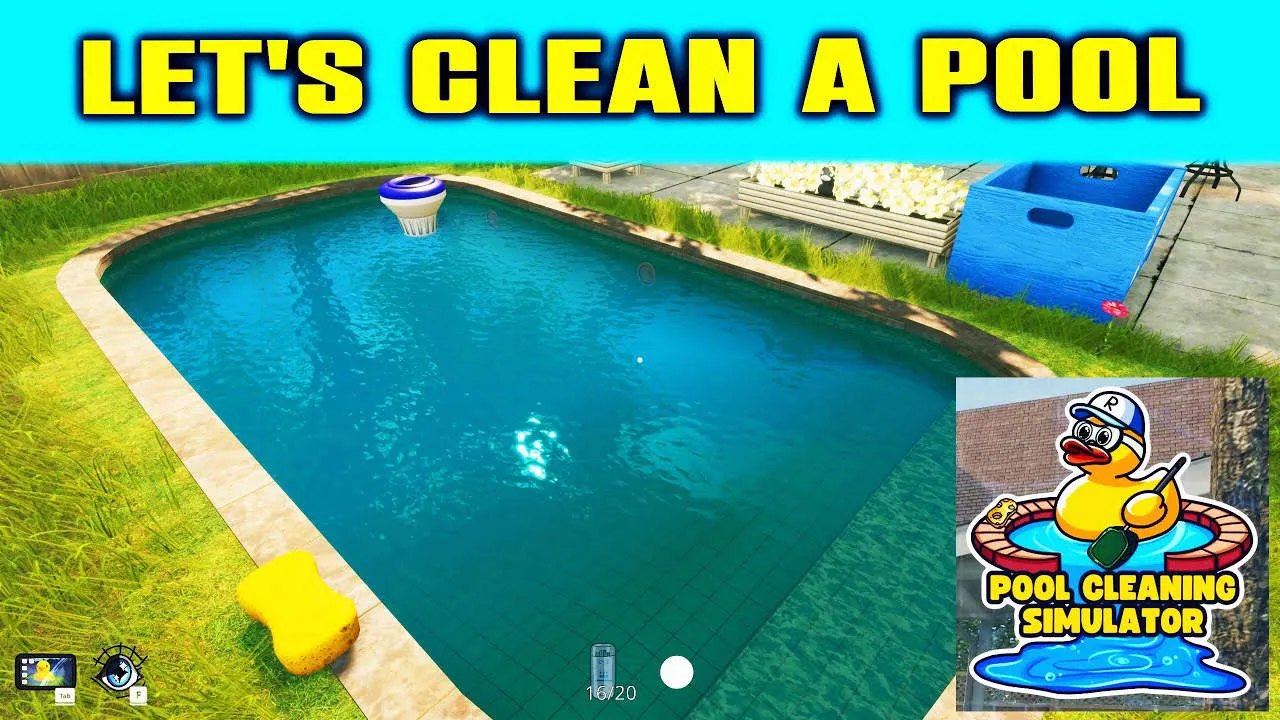 Pool Cleaning Simulator Gameplay Screenshot