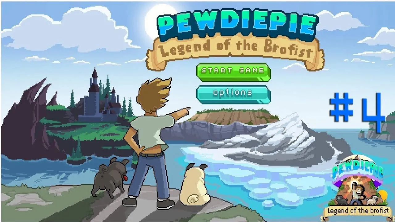 PewDiePie: Legend of the Brofist Gameplay Screenshot