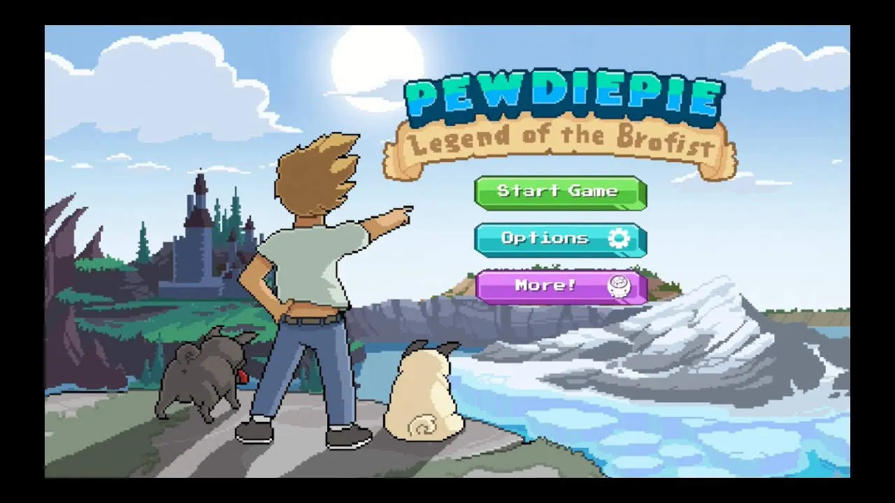 PewDiePie: Legend of the Brofist Gameplay Screenshot