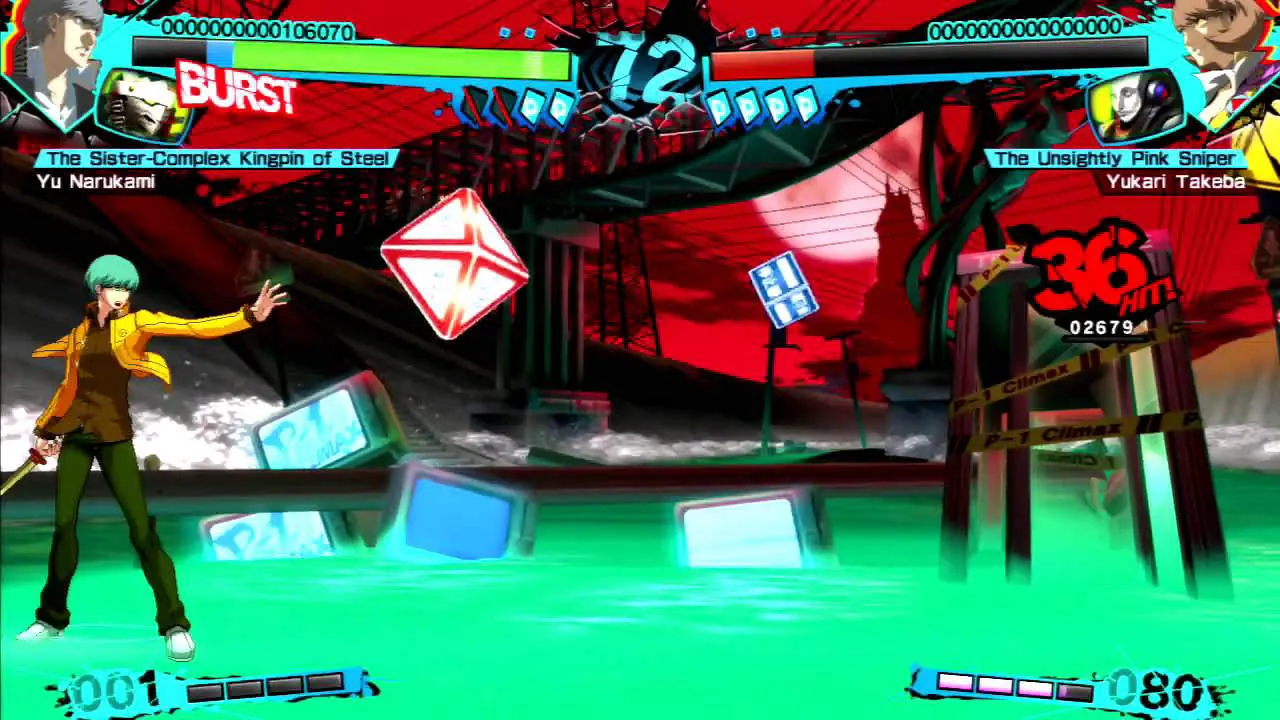 Persona 4 Arena Ultimax Gameplay Screenshot