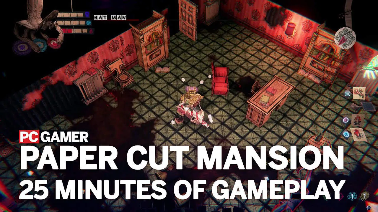 Paper Cut Mansion Gameplay Screenshot