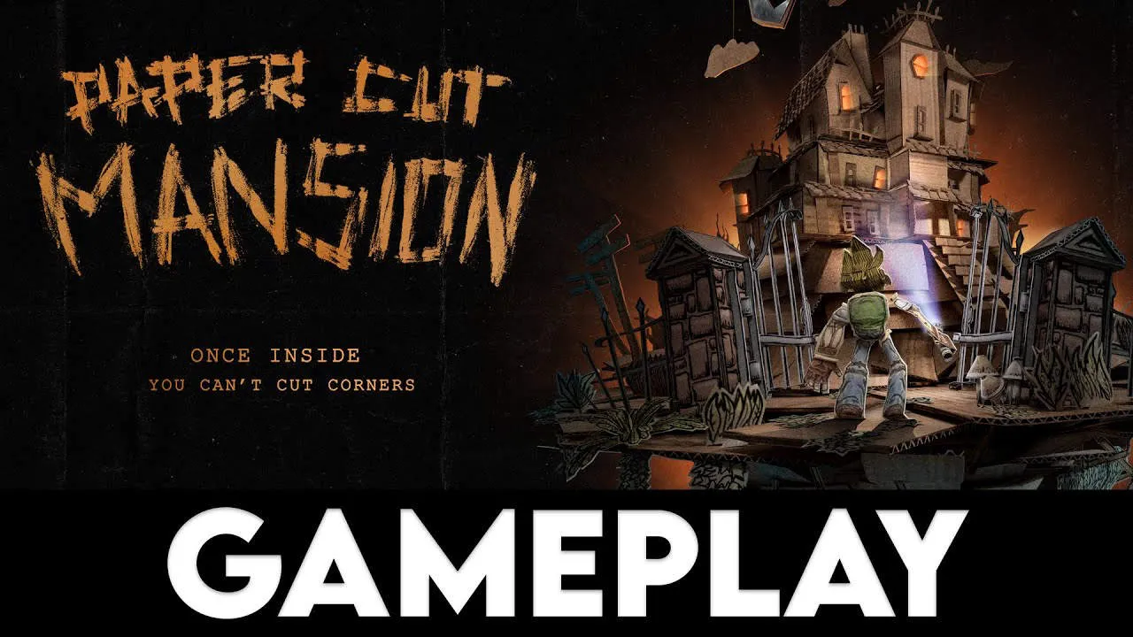 Paper Cut Mansion Gameplay Screenshot