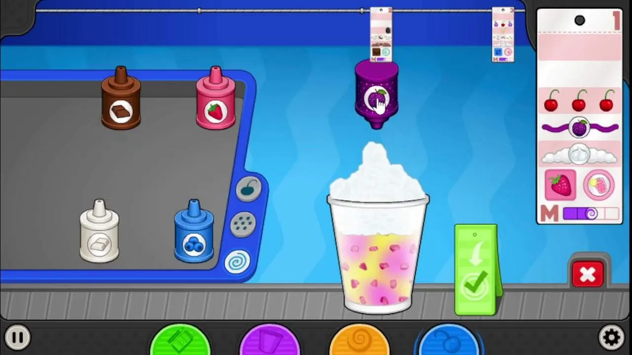 Papa’s Freezeria Deluxe Gameplay Screenshot