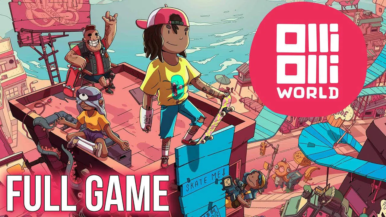 OlliOlli World Gameplay Screenshot