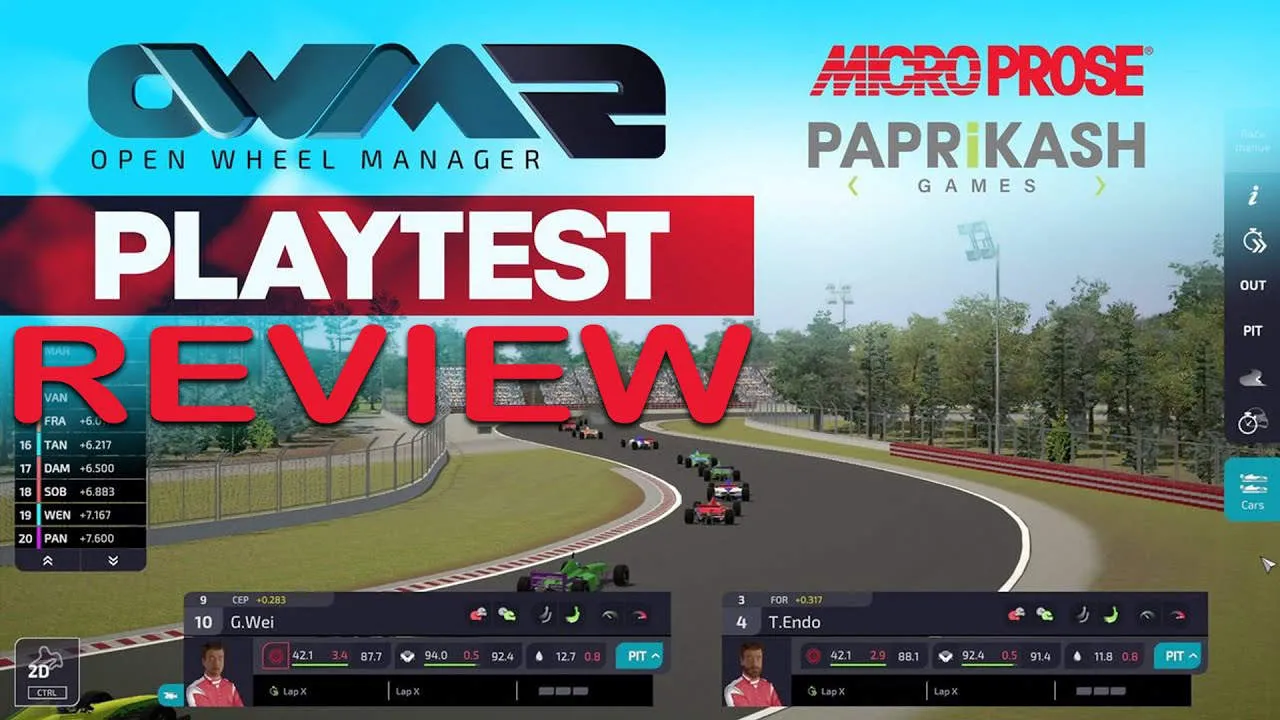 Open Wheel Manager 2 Gameplay Screenshot