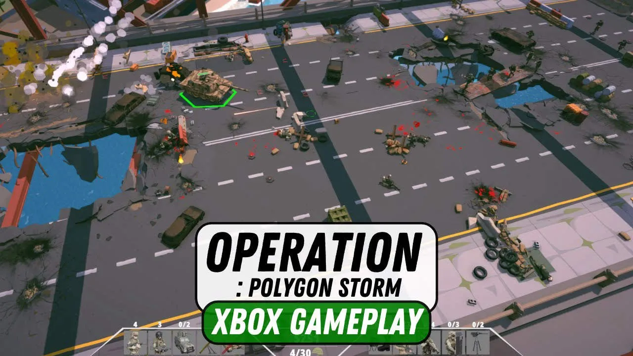 Operation: Polygon Storm Gameplay Screenshot