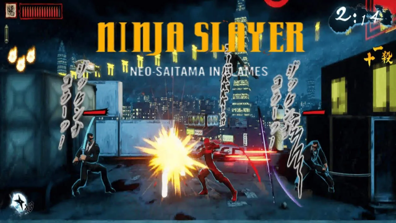 NINJA SLAYER NEO-SAITAMA IN FLAMES Gameplay Screenshot