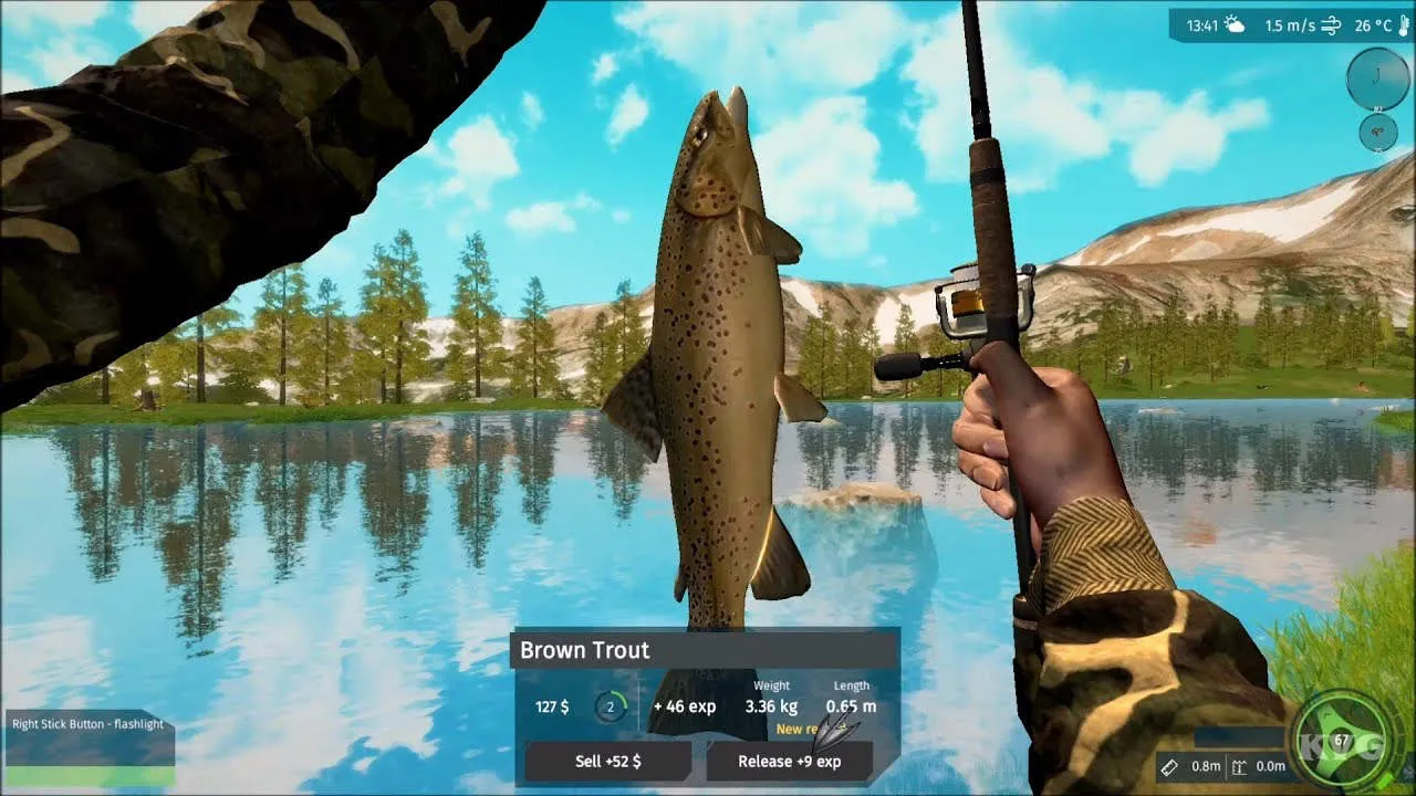 Nice Day for Fishing Gameplay Screenshot