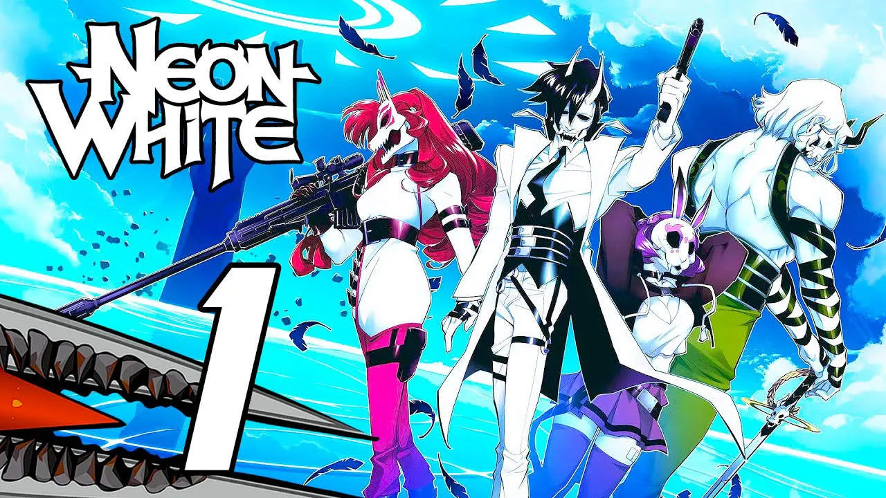 Neon White Gameplay Screenshot
