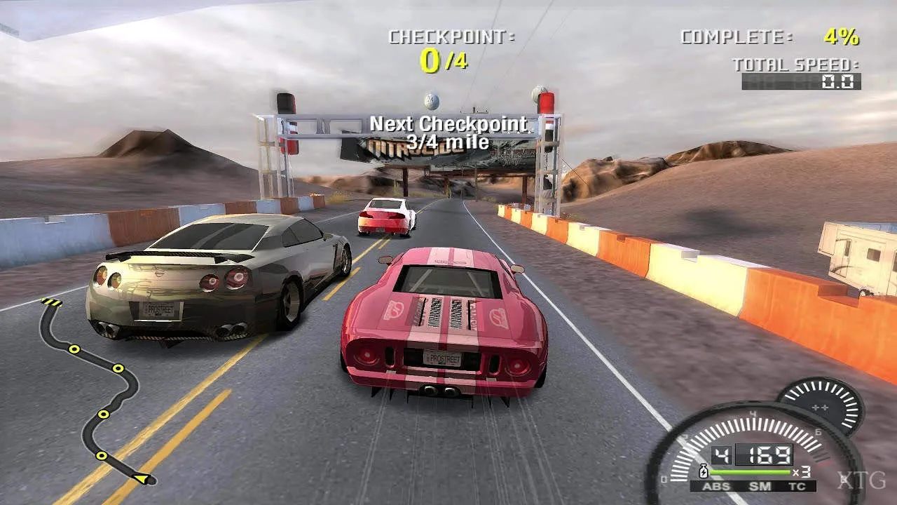 Need for Speed: Pro Street Gameplay Screenshot