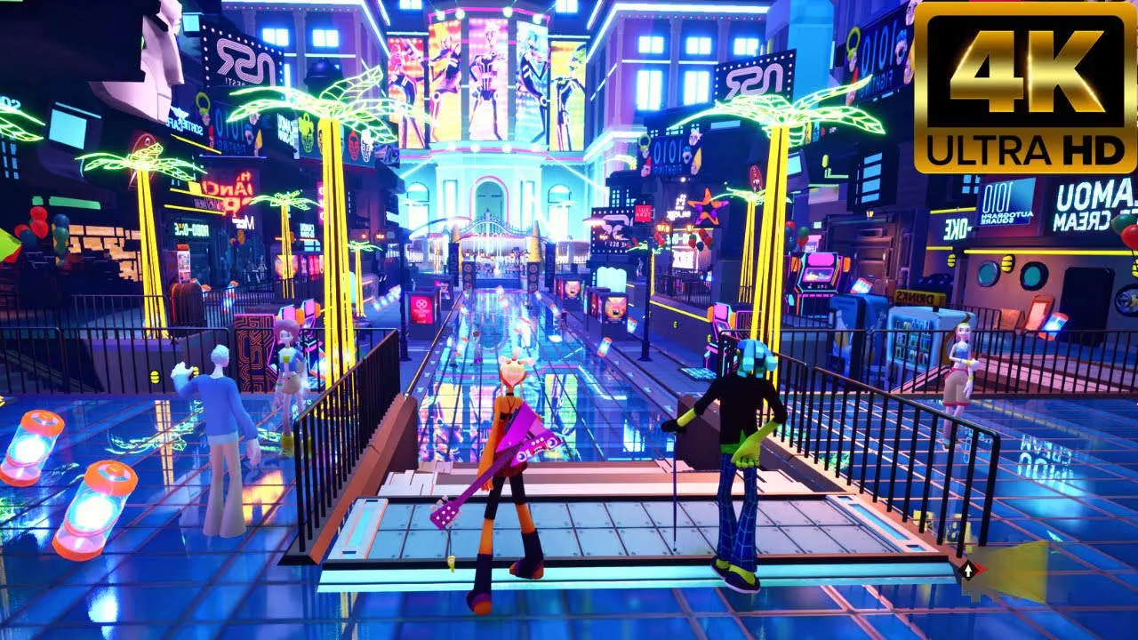 No Straight Roads: Encore Edition Gameplay Screenshot