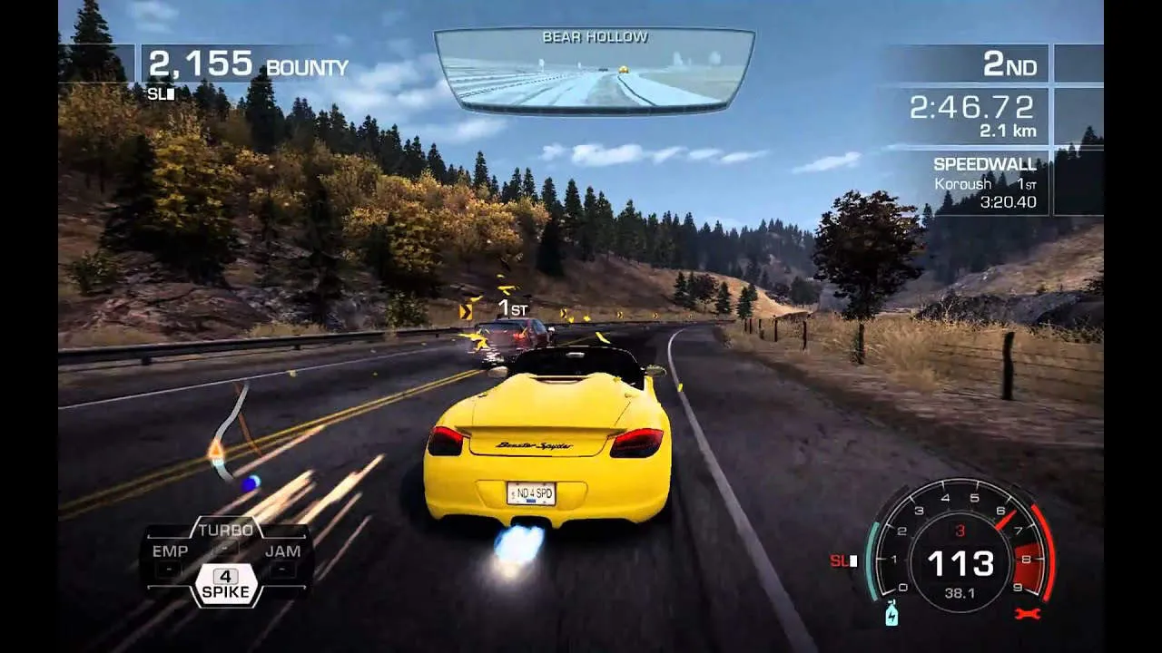 Need For Speed Hot Pursuit Gameplay Screenshot
