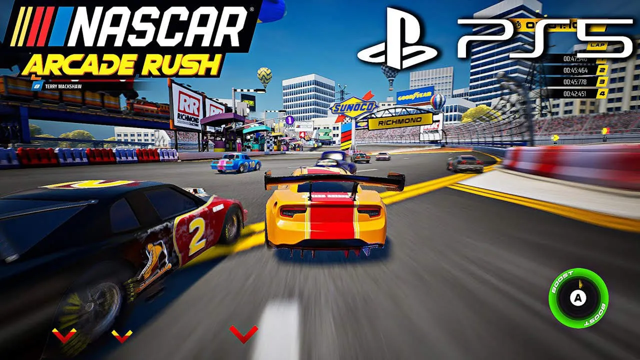 NASCAR Arcade Rush Gameplay Screenshot