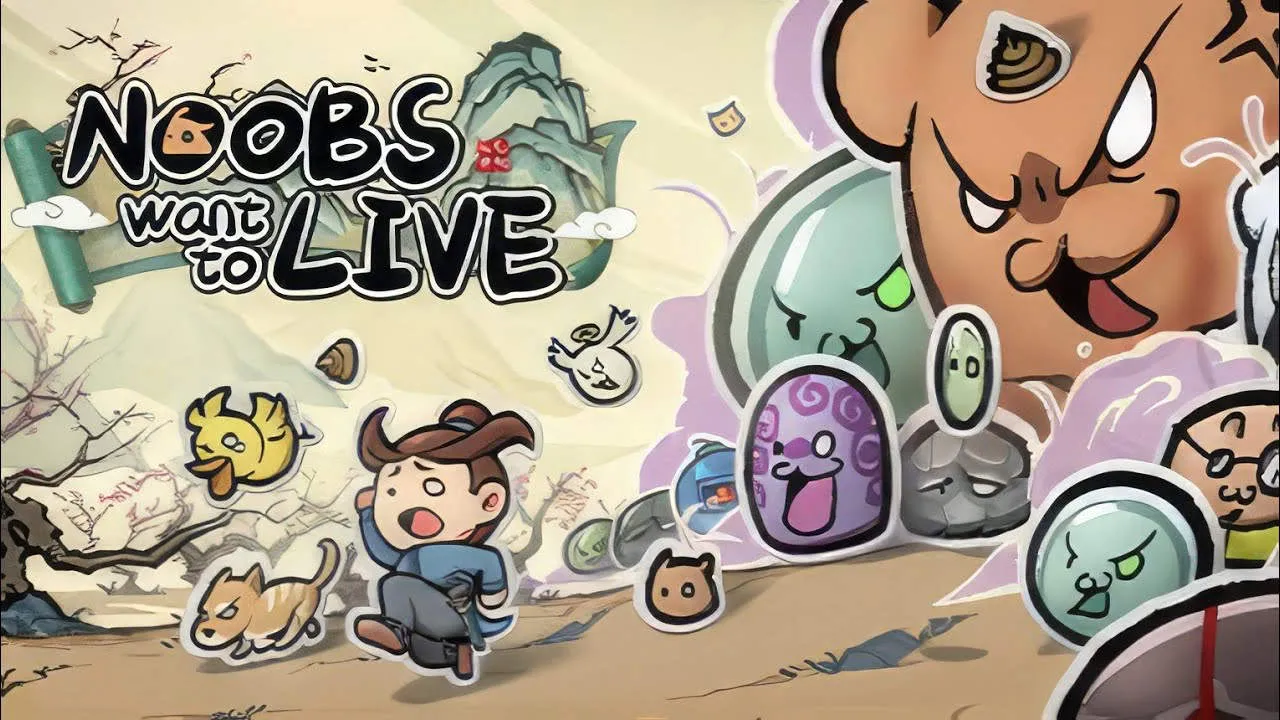 Noobs Want to Live Gameplay Screenshot