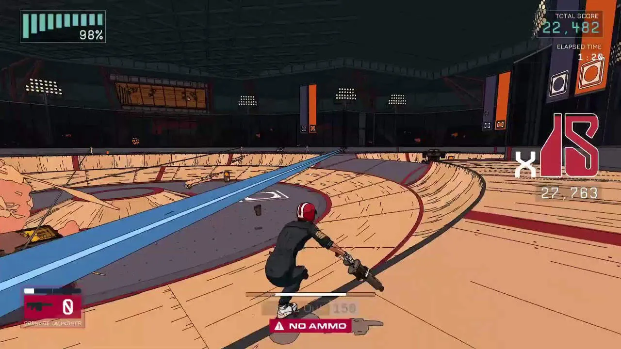 Rollerdrome Gameplay Screenshot