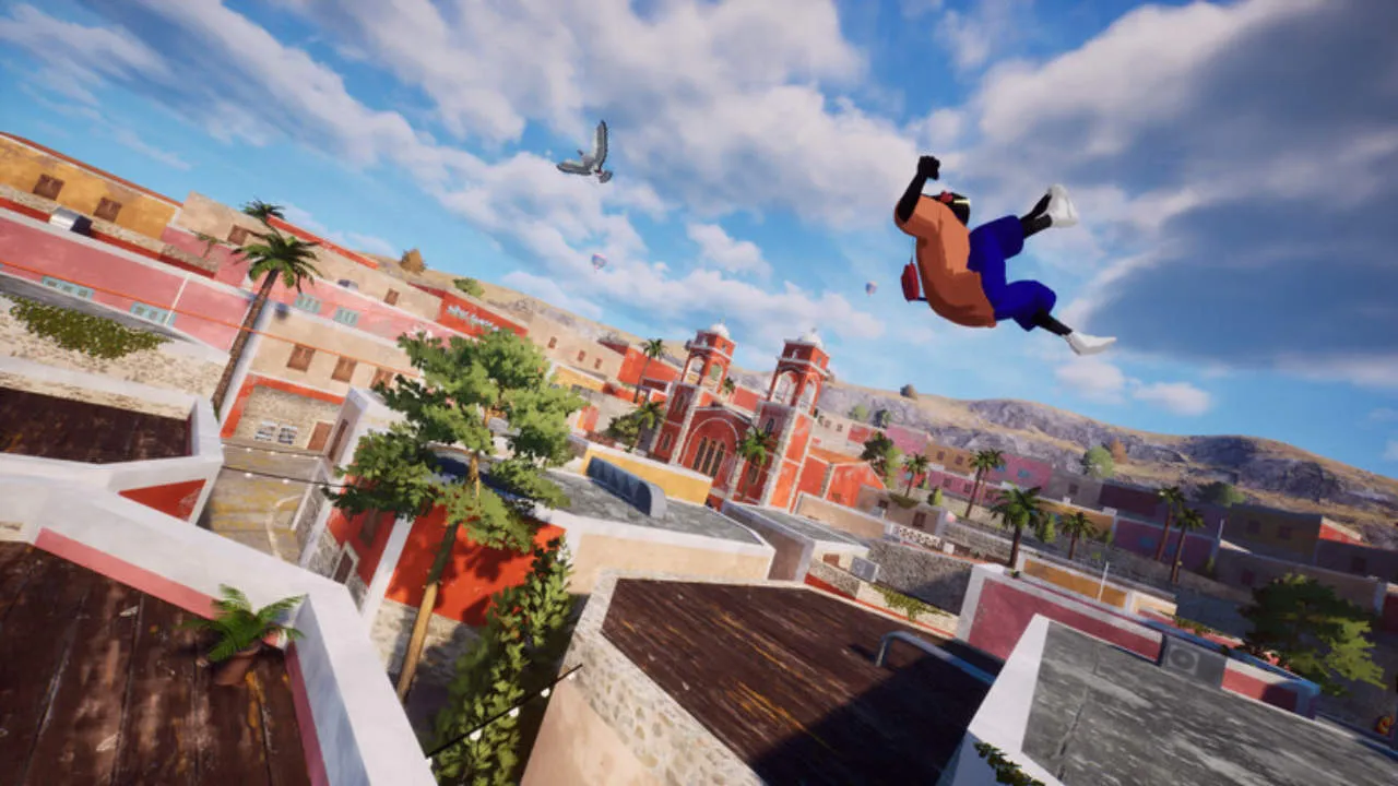 Rooftops & Alleys: The Parkour Game Gameplay Screenshot