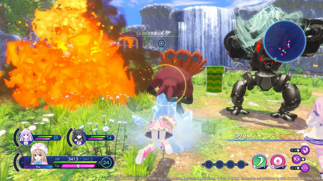 Neptunia: Sisters VS Sisters Gameplay Screenshot