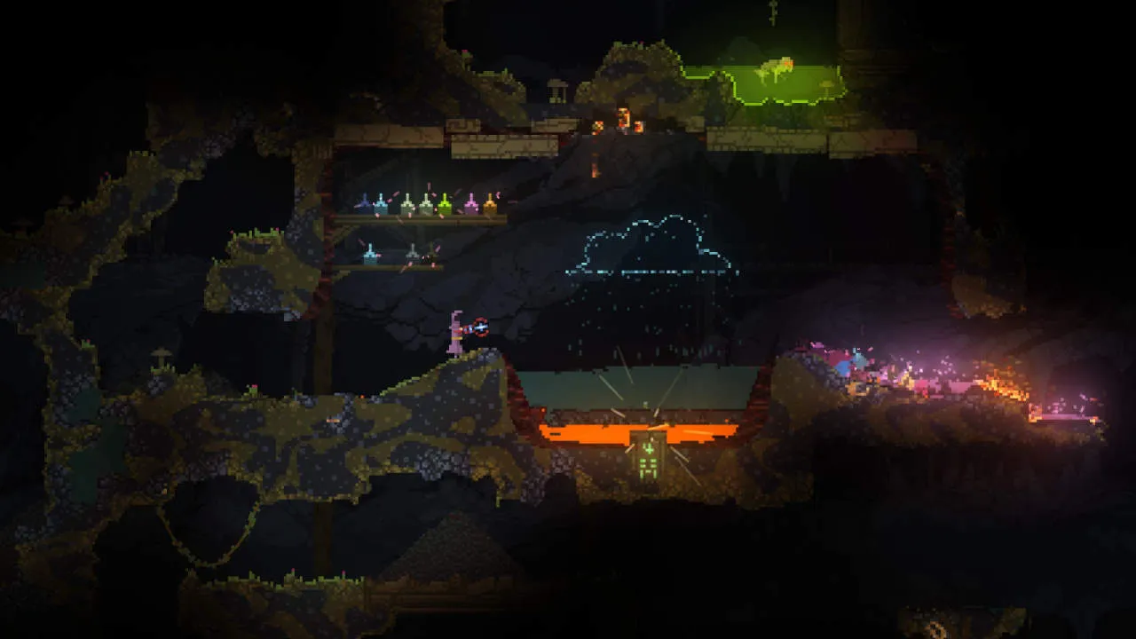 Noita Gameplay Screenshot