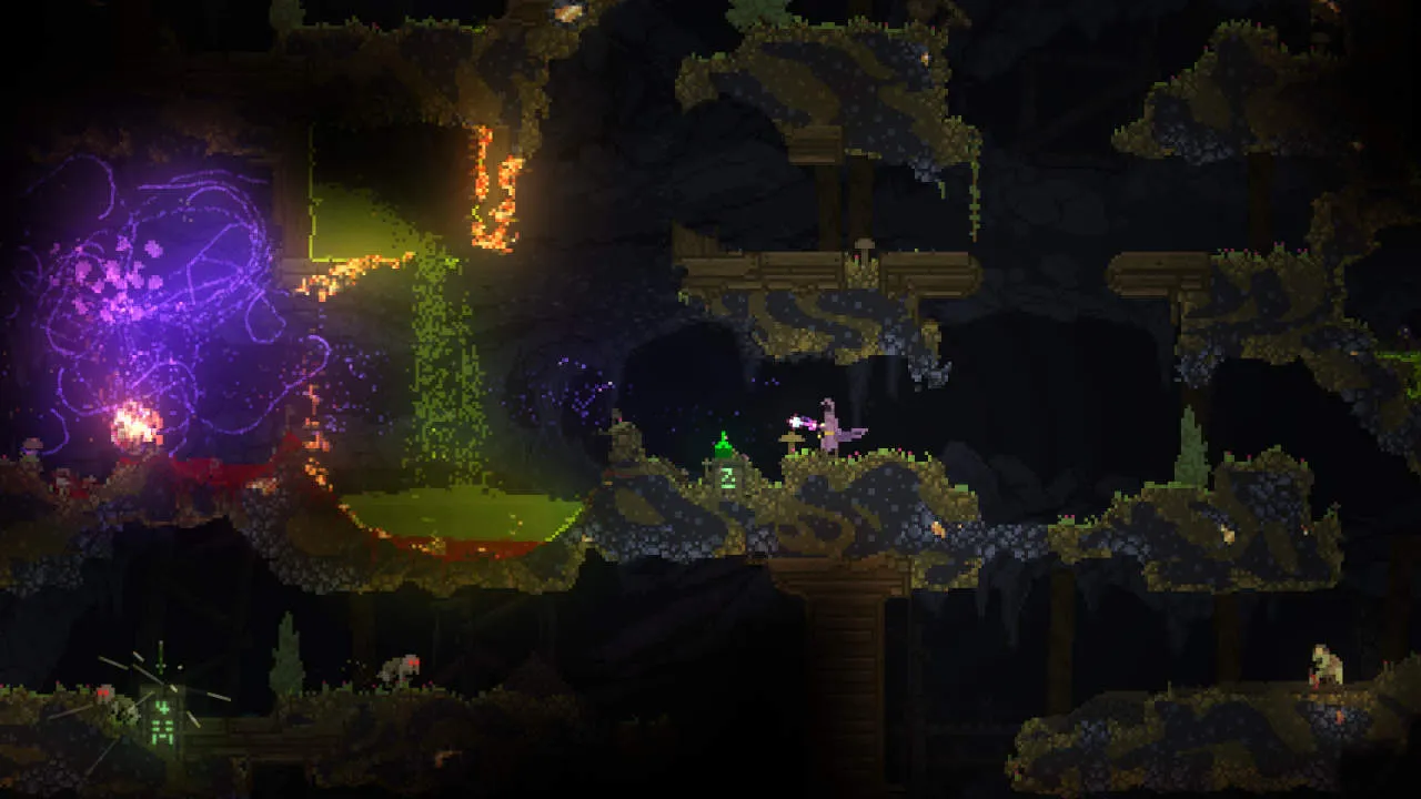 Noita Gameplay Screenshot