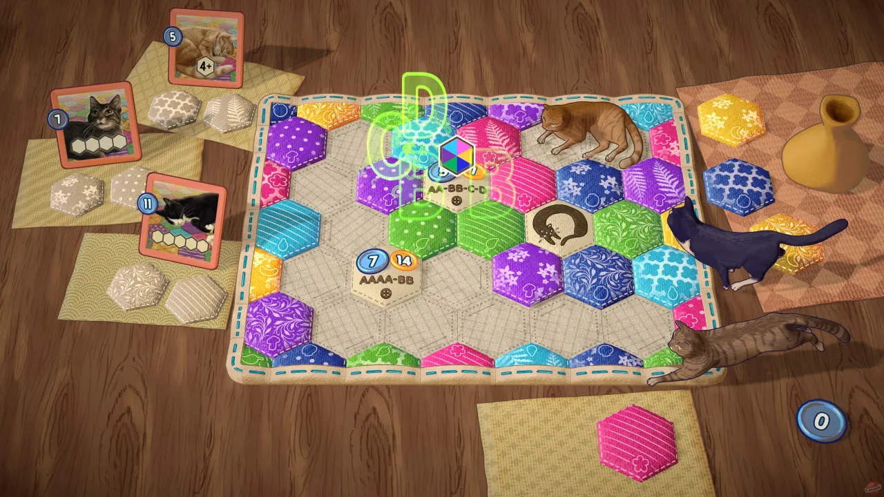 Quilts and Cats of Calico Gameplay Screenshot