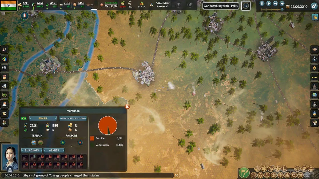 Realpolitiks 3: Earth and Beyond Gameplay Screenshot